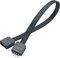 Obrázok pre výrobcu AKASA LED prodlužovací pásek RGP 4pin(M) na 4pin(F) / AK-CBLD01-50BK / černý / 50 cm