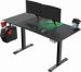 Obrázok pre výrobcu ULTRADESK Herný stôl LEVEL V2 GREEN, 140x68cm, 72-117cm, elektricky nastaviteľná výška, s XXL podložkou pod myš, držiak slúchadiel