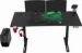 Obrázok pre výrobcu ULTRADESK Herný stôl LEVEL V2 GREEN, 140x68cm, 72-117cm, elektricky nastaviteľná výška, s XXL podložkou pod myš, držiak slúchadiel