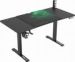 Obrázok pre výrobcu ULTRADESK Herný stôl LEVEL V2 GREEN, 140x68cm, 72-117cm, elektricky nastaviteľná výška, s XXL podložkou pod myš, držiak slúchadiel