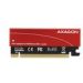 Obrázok pre výrobcu AXAGON PCEM2-S, PCIe x16 - M.2 NVMe M-key slot adaptér, + pasivní chladič