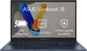 Obrázok pre výrobcu ASUS Vivobook 15 X1504VA /Core 5-120U/15,6" FHD/16GB/ 512GB/Intel int/W11H/Blue