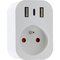 Obrázok pre výrobcu IMMAX NEO SMART chytrá vnitřní zásuvka s kolíkem (typ E)/ 16A/ 2x USB/ 1x USB-C/ Zigbee/ LIDL/ TUYA