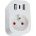 Obrázok pre výrobcu IMMAX NEO SMART chytrá vnitřní zásuvka s kolíkem (typ E)/ 16A/ 2x USB/ 1x USB-C/ Zigbee/ LIDL/ TUYA