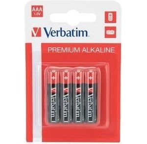 Obrázok pre výrobcu VERBATIM Alkalické baterie AAA, 4 PACK , LR03