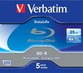 Obrázok pre výrobcu Verbatim BD-R, Datalife, 25GB, jewel box, 43836, 6x, 1ks