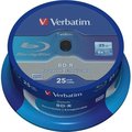 Obrázok pre výrobcu Verbatim Blu-ray BD-R DataLife [ Spindle 25 | 25GB | 6x | WHITE BLUE SURFACE ]