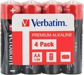 Obrázok pre výrobcu VERBATIM Alkalické baterie AA, 4 Pack - Shrink