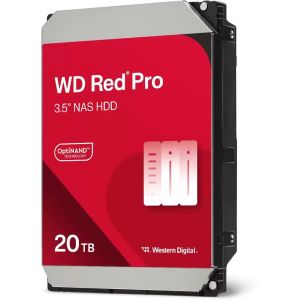 Obrázok pre výrobcu HDD 20TB WD202KFGX Red Pro 512MB SATAIII