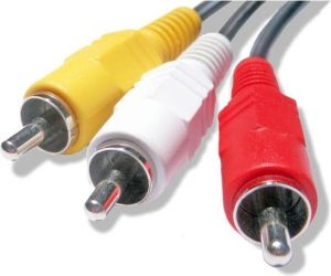 Obrázok pre výrobcu Kabel Cinch 3x M- Cinch 3x M, 2m, čierna