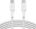 Obrázok pre výrobcu BELKIN kabel oplétaný USB-C - USB-C, 1m, bílý