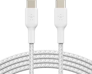 Obrázok pre výrobcu BELKIN kabel oplétaný USB-C - USB-C, 1m, bílý