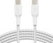 Obrázok pre výrobcu BELKIN kabel oplétaný USB-C - USB-C, 1m, bílý