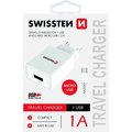 Obrázok pre výrobcu Swissten Síťový Adaptér Smart Ic 1X Usb 1A Power + Datový Kabel Usb / Micro Usb 1,2 M Bílý