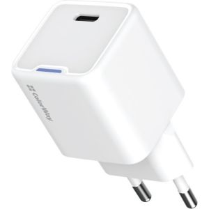 Obrázok pre výrobcu COLORWAY 1x USB-C/ síťová nabíječka/ GaN/ PD/ PPS/ 35W/ Bílá