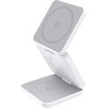 Obrázok pre výrobcu 1stCOOL bezdrátová skládací QI nabíječka 3v1, MagSafe, USB-C, bílá