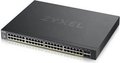 Obrázok pre výrobcu Zyxel XGS1935-52HP, 52 Port Lite-L3 Smart Managed PoE Switch, 48x Gigabit PoE and 4x 10G SFP+, hybrid mode, standalone o