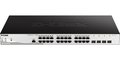Obrázok pre výrobcu D-Link DGS-1210-28P/ME/E 24-Port 10/100/1000BASE-T PoE + 4-Port 1 Gbps SFP Metro Ethernet