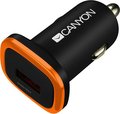 Obrázok pre výrobcu Canyon CNE-CCA01B univerzálna autonabíjačka, 1x USB, výstup 5V/1A, ochrana proti prepätiu, čierna