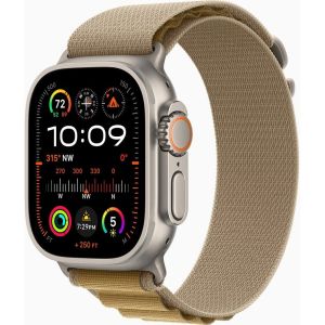 Obrázok pre výrobcu Apple Watch Ultra 2 GPS + Cellular 49mm Natural Titanium Case with Tan Alpine Loop - Small