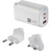 Obrázok pre výrobcu ER PW 65W GaN síťový adaptér 2xUSB-C PD/USB-A bílý