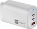 Obrázok pre výrobcu ER PW 65W GaN síťový adaptér 2xUSB-C PD/USB-A bílý
