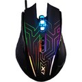 Obrázok pre výrobcu A4tech Myš X87 Oscar Neon, 2400DPI, optická, 8tl., 1 koliesko, drôtová USB, čierna, herná, Neónové podsvietenie