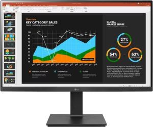 Obrázok pre výrobcu LG 27BQ75QB-B.AEU 27" IPS QHD 2560x1440/16:9/350cdm/5ms/2xDP/HDMI/DVI/4xUSB/USB-C/RJ-45/Repro/Pivot