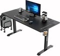 Obrázok pre výrobcu ULTRADESK Herný stôl MOMENTUM - Black, 152,5x70 cm, 75,5 cm, s XXL podložkou pod myš, držiak slúchadiel, nápojov, mobila