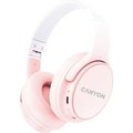Obrázok pre výrobcu Canyon BTHS-4, OnRiff 4 Bluetooth bezdrôtové slúchadlá, 50 hod výdrž, skladacie, ružové
