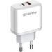 Obrázok pre výrobcu COLORWAY 1x USB a 1x USB-C/ síťová nabíječka/ 45W/ 100V-240V/ Bílá