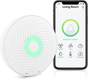 Obrázok pre výrobcu AirThings Wave plus - senzor kvality ovzduší, radonu, vlhkosti, teploty, VOC, CO2 a tlaku