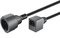 Obrázok pre výrobcu PremiumCord Prodlužovací přívod 230V s EURO konektorem C14 (IEC connection) , 20cm