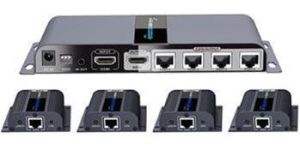 Obrázok pre výrobcu PremiumCord HDMI 1-4 splitter+extender po CAT6/6a/7, FULL HD, 3D