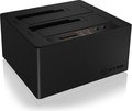 Obrázok pre výrobcu Docking and clone station for 2x 2,5"/3,5" HDD, USB 3.1 Type-C, Led, Black