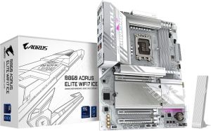 Obrázok pre výrobcu GIGABYTE MB Sc LGA1851 B860 AORUS ELITE WIFI7 ICE, Intel B860, 4xDDR5, 1xThunderbolt, 1xDP, 1xHDMI, WiFi, ATX
