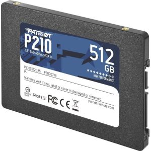 Obrázok pre výrobcu PATRIOT P210 512GB SSD / 2,5" / Interní / SATA 6GB/s / 7mm