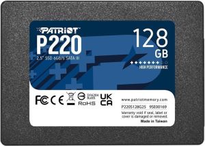 Obrázok pre výrobcu PATRIOT P220 128GB SSD / Interní / 2,5" / SATA 6Gb/s