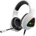 Obrázok pre výrobcu Herní sluchátka C-TECH Midas (GHS-17W), casual gaming, RGB podsvícení, bílá