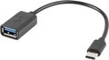 Obrázok pre výrobcu LANBERG adapter USB-C M USB-A F 2.0 0.15m OTG black