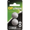 Obrázok pre výrobcu GP CR2025 Lithiová knoflíková baterie (2ks)