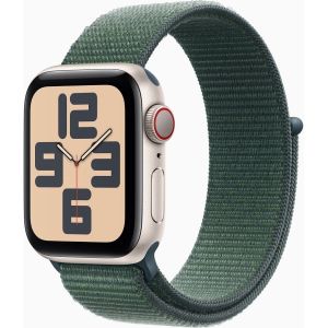 Obrázok pre výrobcu Apple Watch SE GPS + Cellular 44mm Starlight Aluminium Case with Lake Green Sport Loop