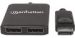 Obrázok pre výrobcu Manhattan 2-port AV DisplayPort splitter 1x2 s MST hub 4K@30Hz
