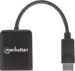 Obrázok pre výrobcu Manhattan 2-port AV DisplayPort splitter 1x2 s MST hub 4K@30Hz