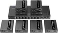 Obrázok pre výrobcu PremiumCord HDMI 1-8 splitter+extender po CAT6/6a/7, UHD 4K@30Hz až na 70m