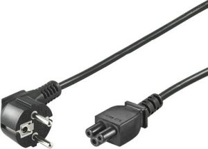 Obrázok pre výrobcu PremiumCord Kabel síťový 230V k notebooku 5m, trojlístek "Mickey Mouse"
