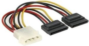 Obrázok pre výrobcu PremiumCord Napájecí kabel k HDD 5,25 Molex-2xSerial ATA