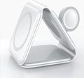 Obrázok pre výrobcu 1stCOOL bezdrátová přenosná QI nabíječka 3v1, MagSafe, USB-C, bílá
