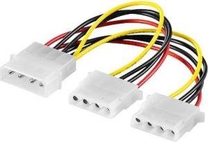 Obrázok pre výrobcu PremiumCord napájecí kabel HDD 5,25" - 2x5,25"