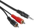 Obrázok pre výrobcu PremiumCord Kabel Jack 3.5mm-2xCINCH M/M 1,5m